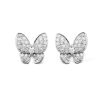 BUTTERFLY ALL DIAMOND EARRINGS