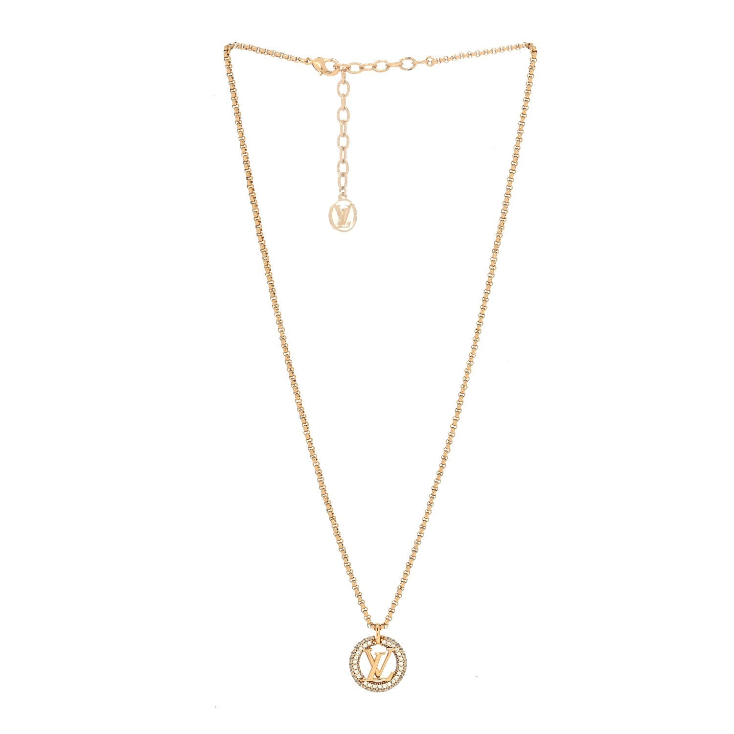 BY NIGHT DIAMOND PAVED NECKLACE